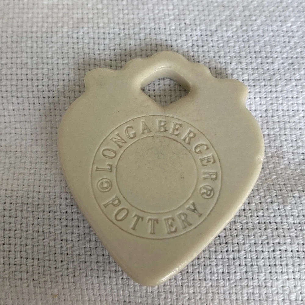 Longaberger Tie- Ons Ceramic Charms Vintage